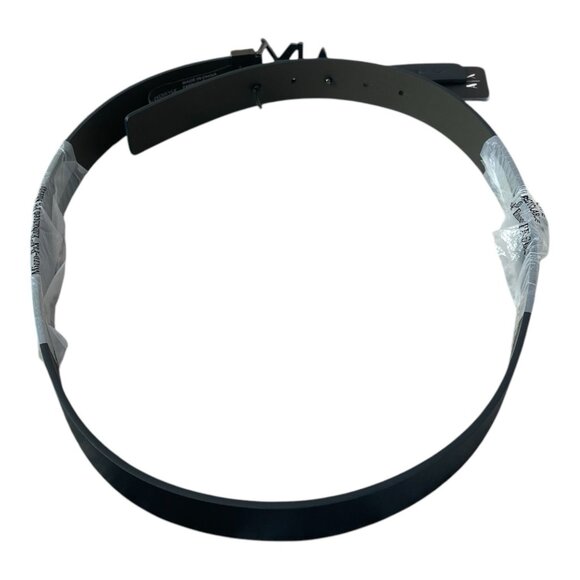 Armani Exchange Men’s Leather Reversible Belt Logo Buckle Size 36 NWT - Picture 9 of 10